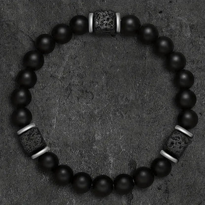 Bracelet d'Onyx mat